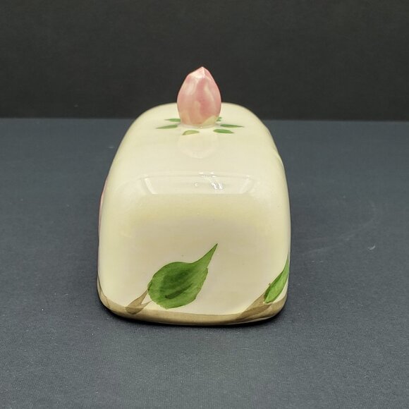 Franciscan Desert Rose Covered Butter Dish Butter Keeper 1/4 Lb Butter Plate - Picture 9 of 9